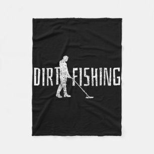 Metal Detecting Detector Detection Fishing  Fleece Blanket