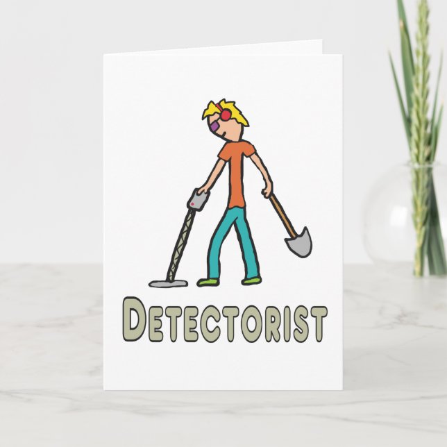 Metal Detecting Detectorist Card (Front)
