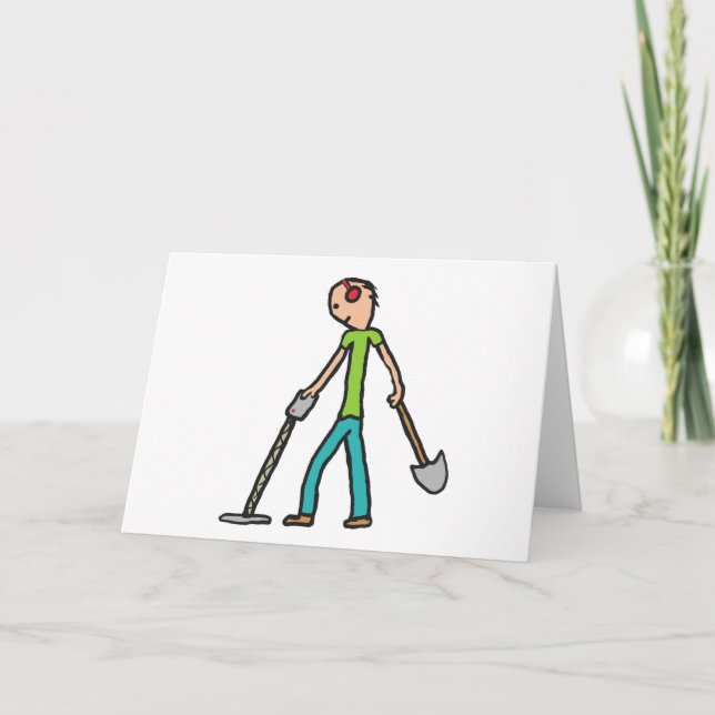 Metal Detecting Detectorist Card (Front)