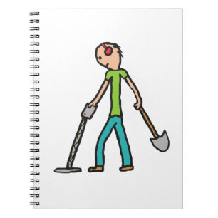 Metal Detecting Detectorist Notebook