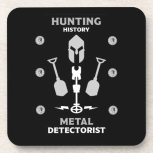 Metal Detecting Detectorists Coaster