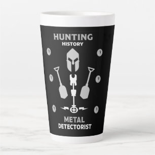 Metal Detecting Detectorists Latte Mug