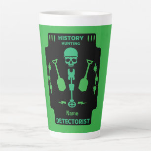 Metal Detecting Detectorists Latte Mug