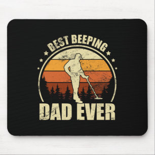 Metal Detecting Father - Detector Detection Fishin Mouse Pad
