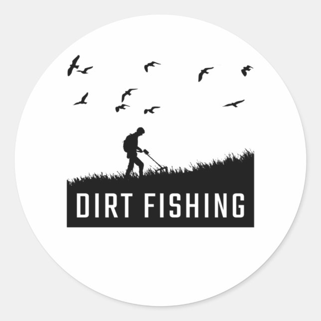 Metal Detecting Metal Detector Classic Round Sticker (Front)