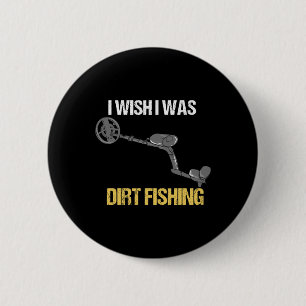 Metal Detecting Metal Detector Dirt Fishing 1 6 Cm Round Badge