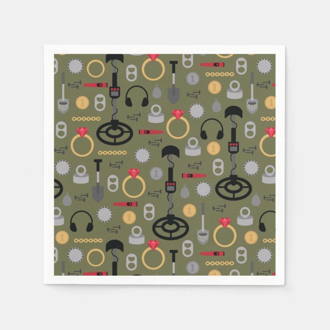 Metal Detecting Napkins (Front)