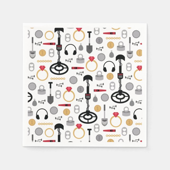 Metal Detecting Napkins (Front)