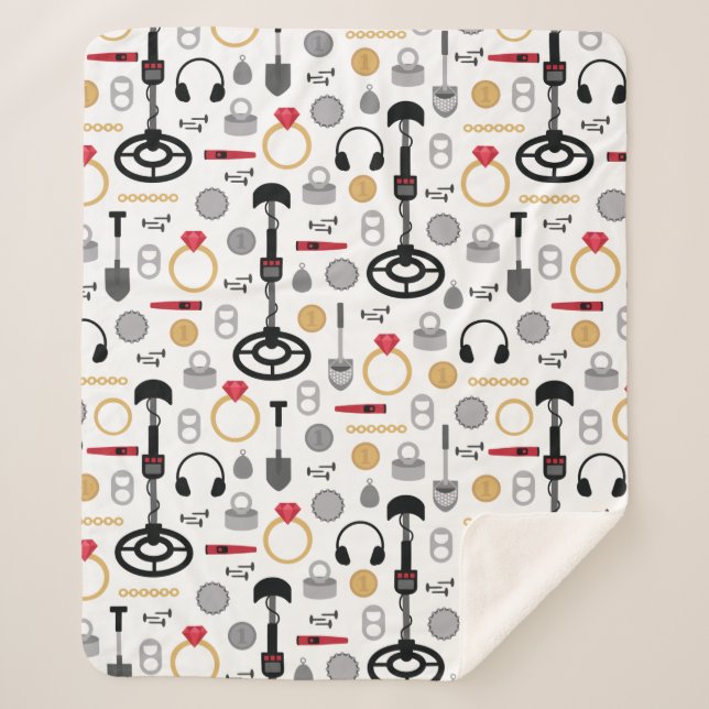 Metal Detecting Sherpa Blanket (Front)