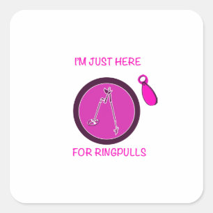 Metal Detecting Square Sticker