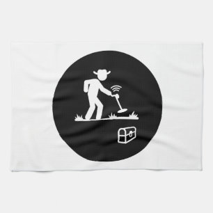 Metal Detecting Tea Towel