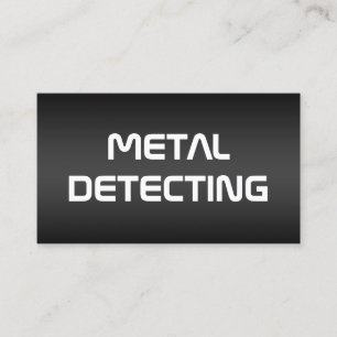 Metal Detector Business Card