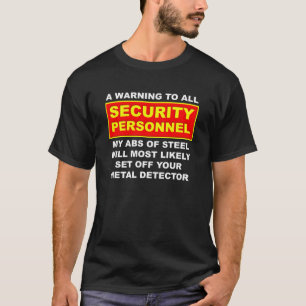 Metal Detector Funny T-shirt blk