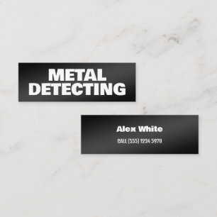 Metal Detector Mini Business Card