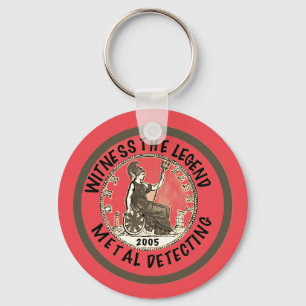 Metal Detectorist 21st Birthday Key Ring