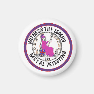 Metal Detectorist 50th Birthday Magnet
