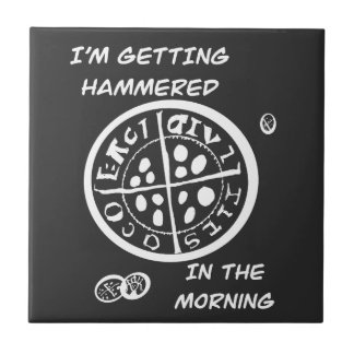 Metal Detectorist  Ceramic Tile