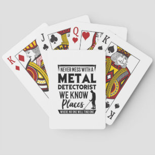 Metal Detectorist Playing Cards