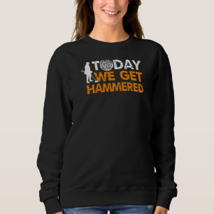 Metal detectorists hammered coin metal detecting r sweatshirt