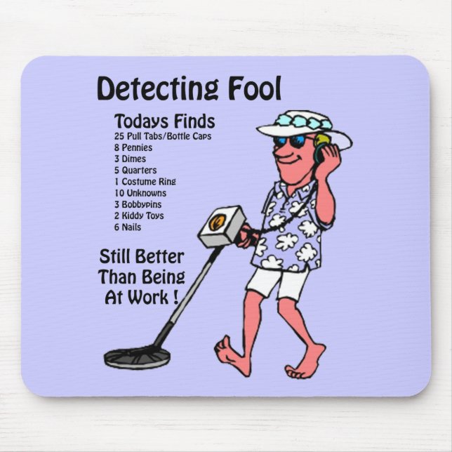 Metal Detectors Mouse Pad (Front)