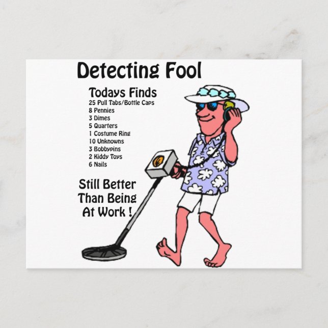 Metal Detectors Postcard (Front)