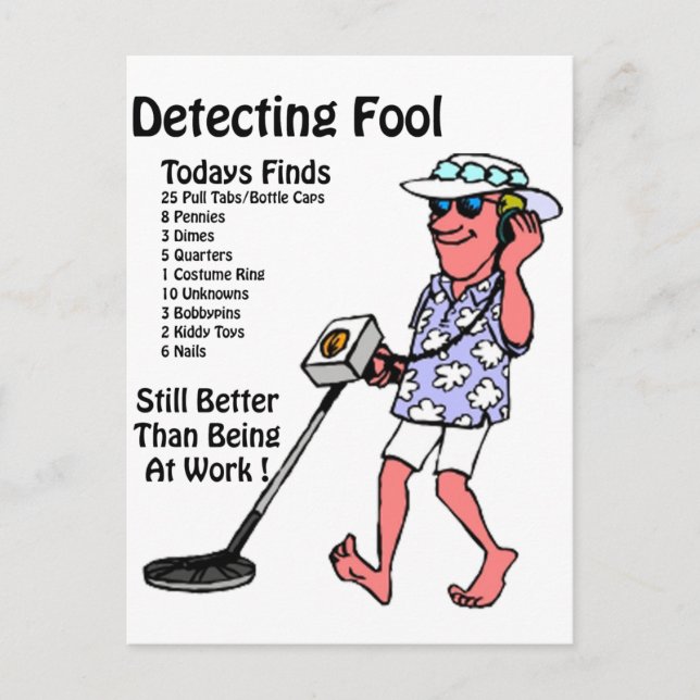 Metal Detectors Postcard (Front)