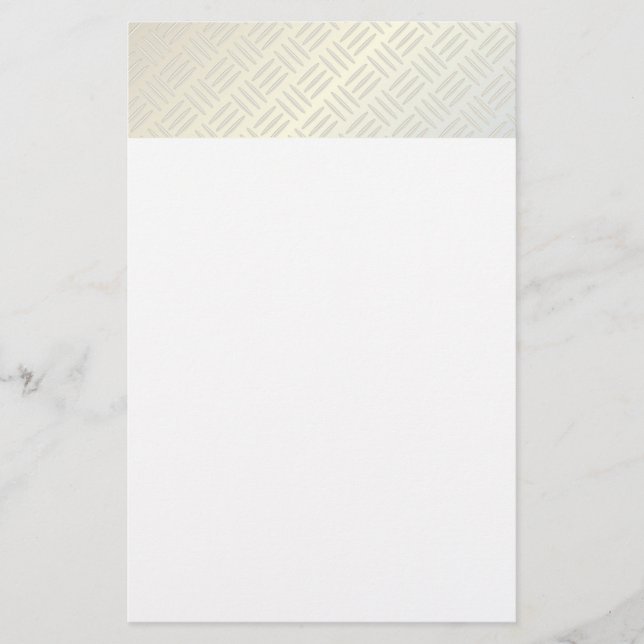 Metal diamond pattern stationery (Front)