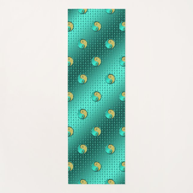 Metal Dog Yoga Mat (Front)