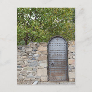 Metal Door And Wall Postcard