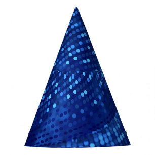 Metal Drapery Luxury 3D Background. Party Hat