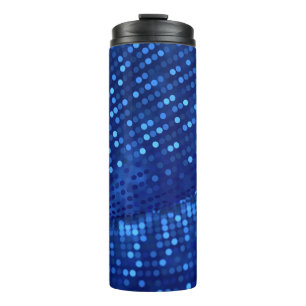 Metal Drapery Luxury 3D Background. Thermal Tumbler