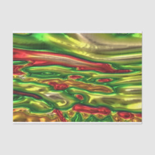 Metal Dream in red & green + your idea Tissue Paper