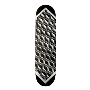 Metal Eye Black Illusion Customisable Deck w2 Skateboard