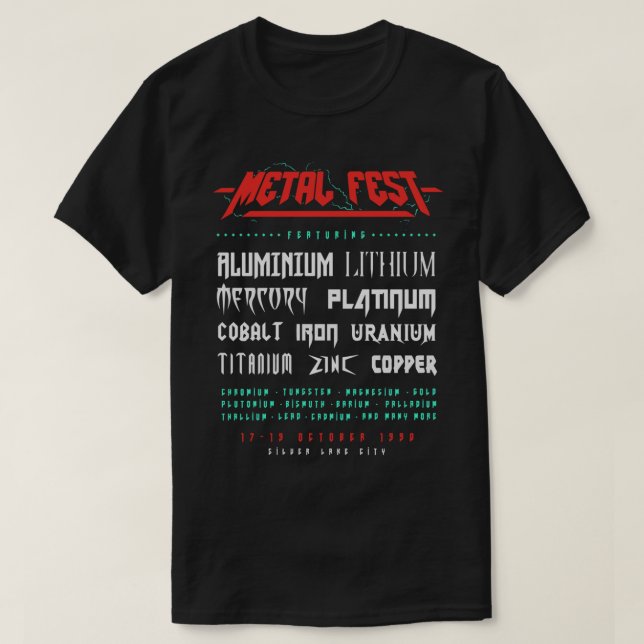 Metal Fest Classic T-Shirt (Design Front)