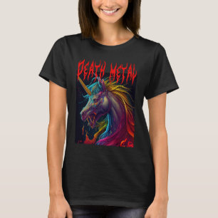 Metal Festival Puking Unicorn Death Metal Unicorn T-Shirt