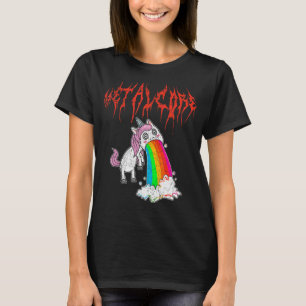 Metal Festival Puking Unicorn Death Metal Unicorn T-Shirt