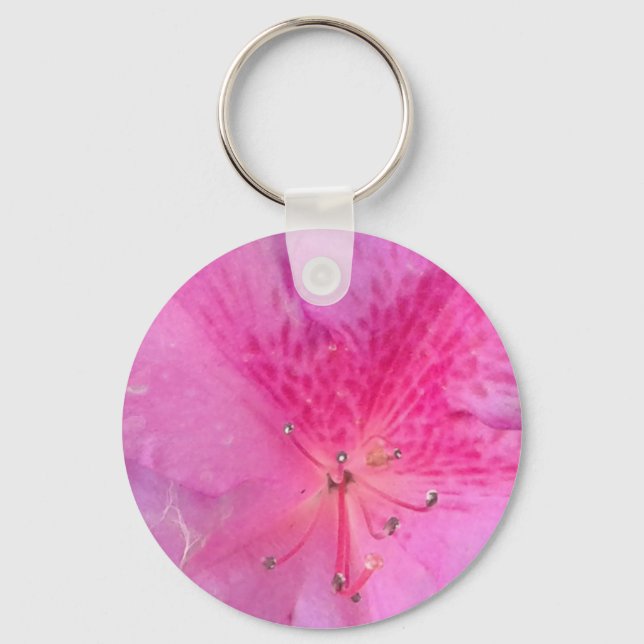 Metal flower key ring (Front)