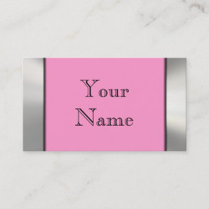 Metal Frame Border Business Cards