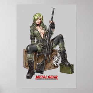 metal gear sniper wolf poster