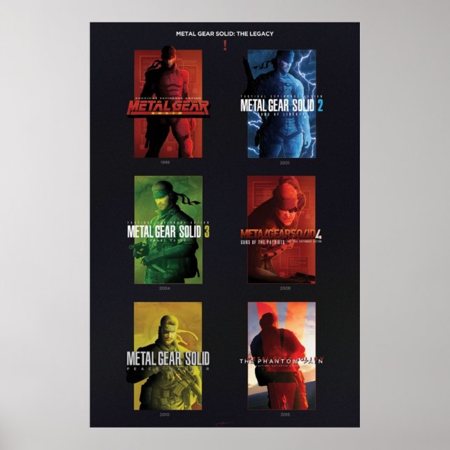Metal Gear Solid Legacy Metal Gear Solid IV Tribut Poster (Front)