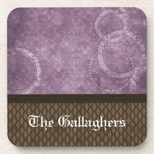 Metal Gear Steampunk Coaster Set, Purple
