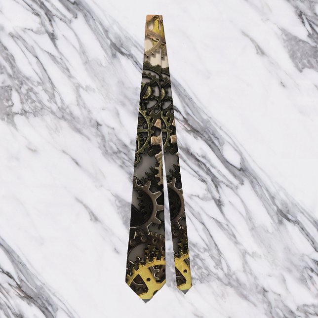 Metal Gears Steampunk Vintage Industrial Tie (Creator Uploaded)