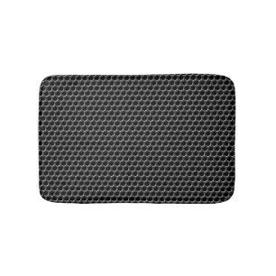 Metal grid pattern - background bath mat