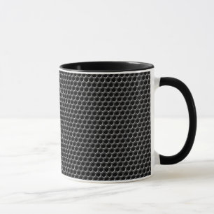 Metal grid pattern - background mug