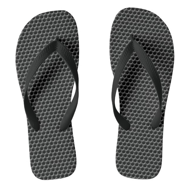 Metal grid pattern - background thongs (Footbed)