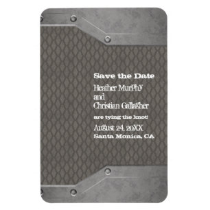 metal grunge template magnet