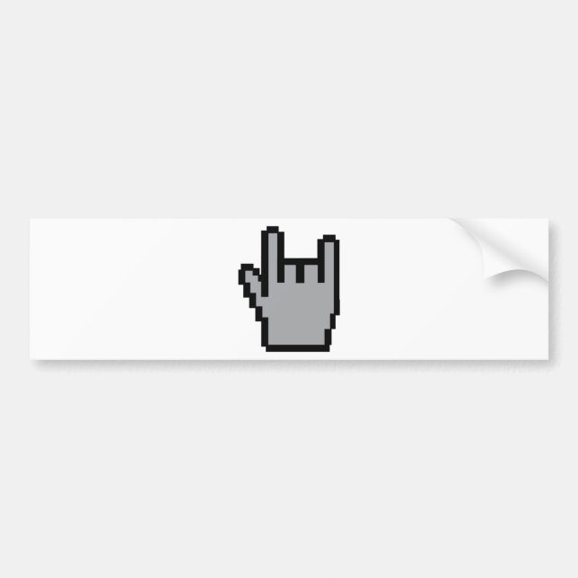 metal-head icon bumper sticker (Front)