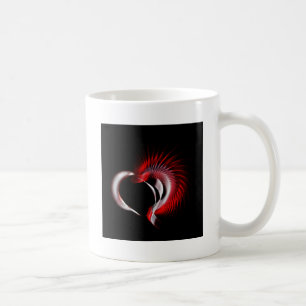 Metal Heart Coffee Mug