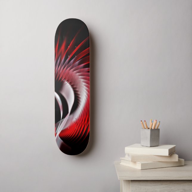 Metal Heart Skateboard (Wall Art)