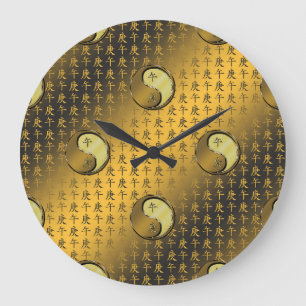 Metal Horse Large Clock